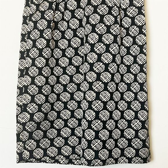 Target Limited Edition Empire Waist Gold Circle Woven Jacquard Mini Dress, Sz 4 - Picture 6 of 12